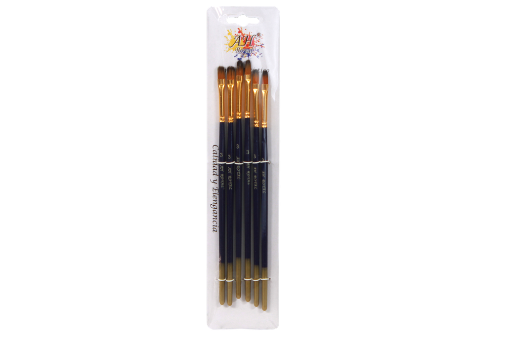PINCEL AH ROYAL LENGUA DE GATO No. 3 X 6 DISPLEY X10 [PAC20078-902]