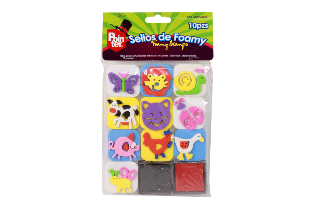 SELLOS DE FOAMY  PACA X 96 UNDS [MVC-003S//MVC-004S]