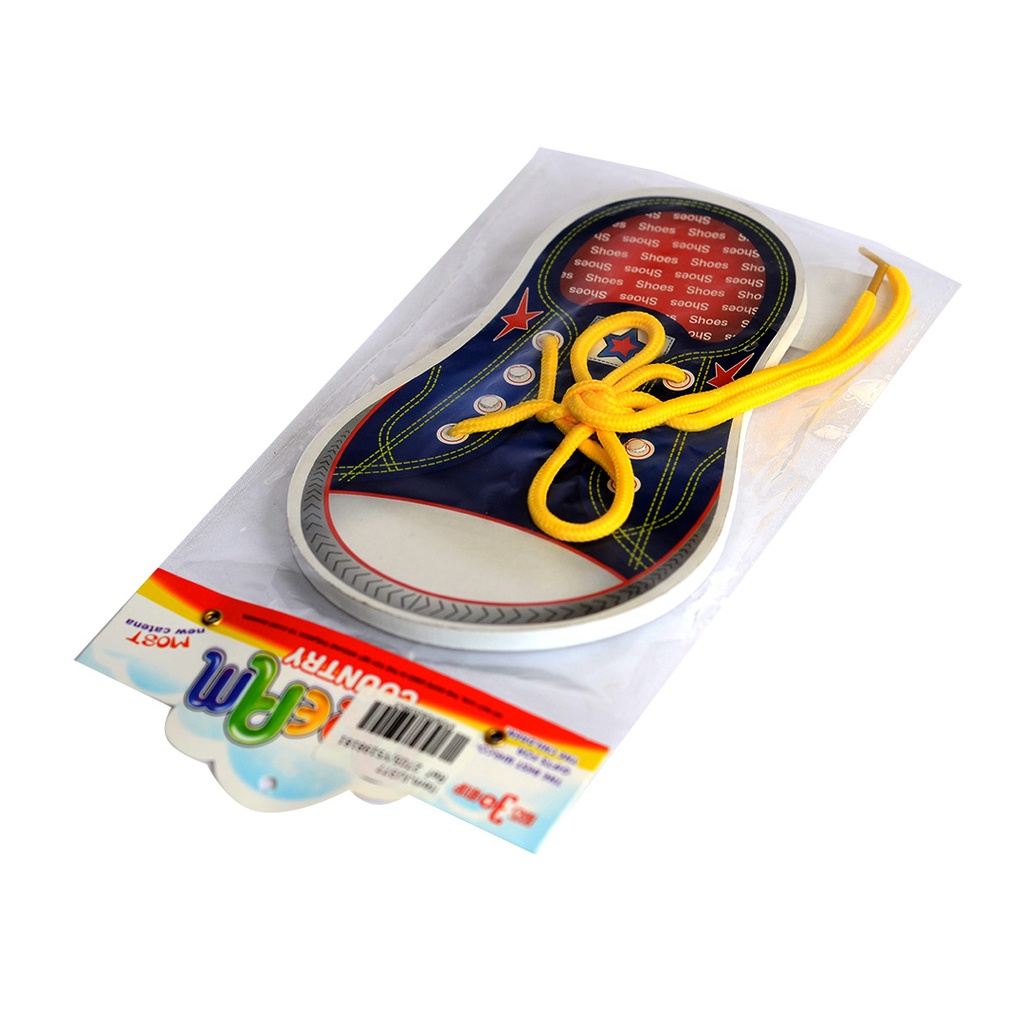 ZAPATO DIDACTICO DE AMARRAR EN BOLSA PACA X 480 [2705/YS198181]