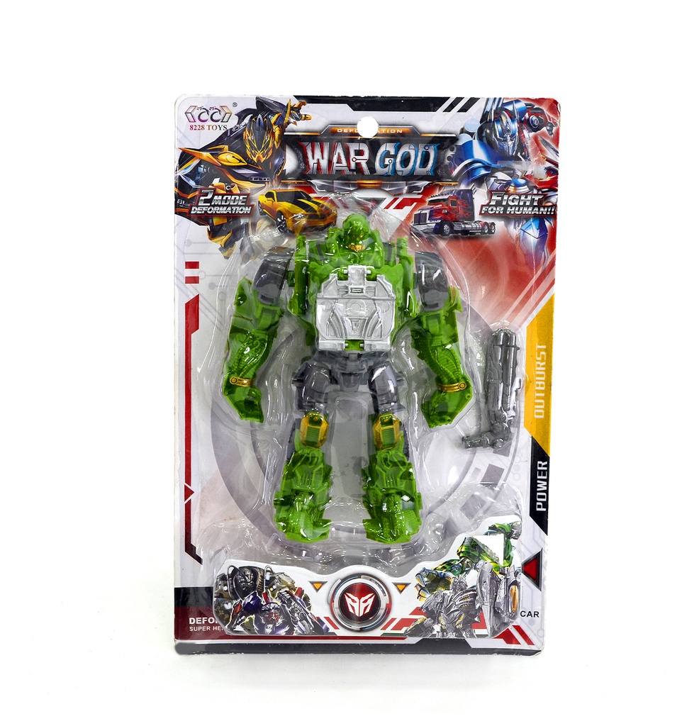 ROBOT CON ACCESORIOS ENCARTONADO [8228-R21]