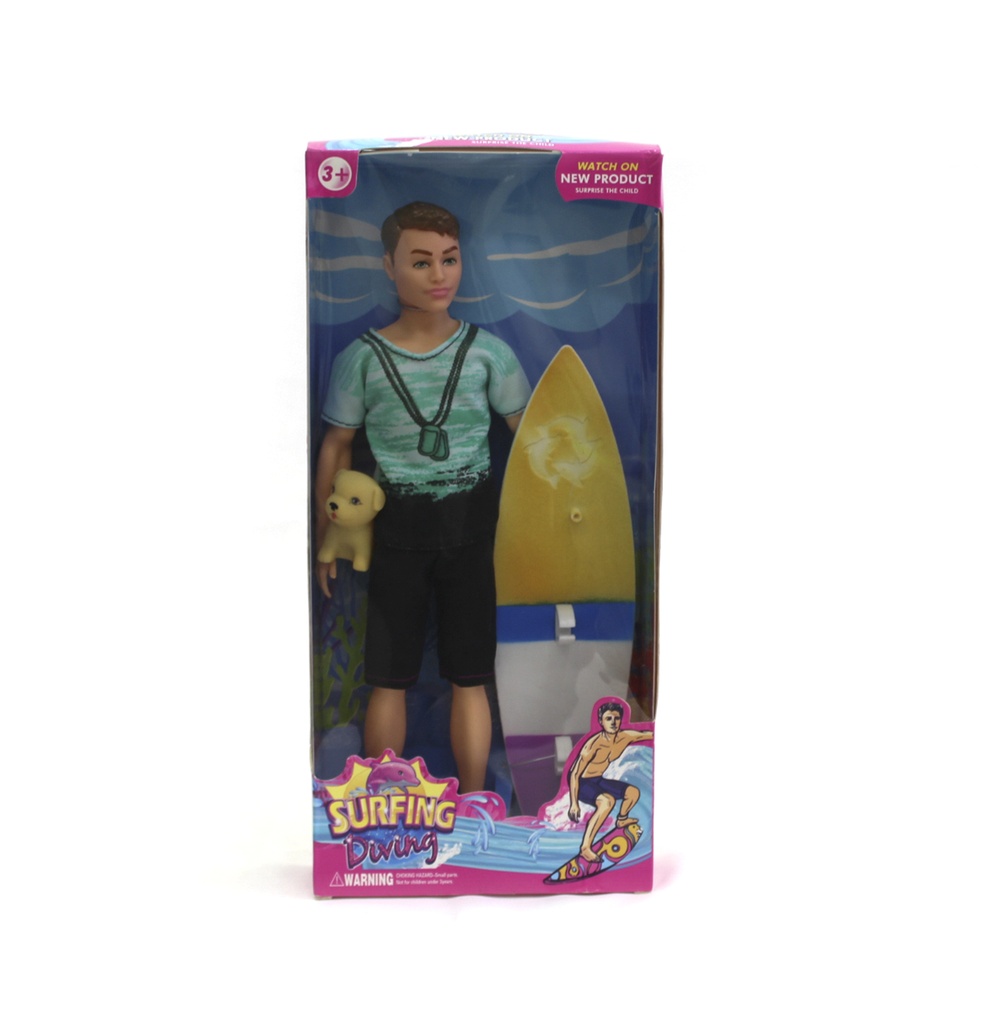 MUÑECO KENT  CON PERRO PACA X 120 [LY121]