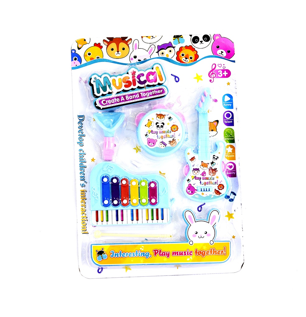 SET DE INSTRUMENTO MUSICAL CON SAXOFON ENCARTONADO [2Y368-23]