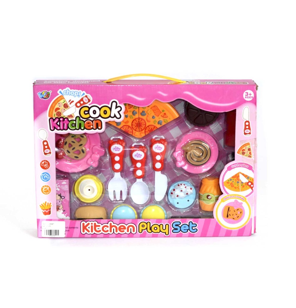 JUEGO DE COCINA CON CUBIERTOS [2029]