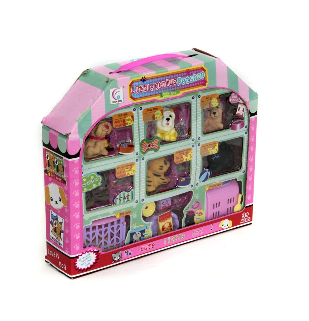 JUEGO DE TIENDA DE GATOS Y PERROS [882.]