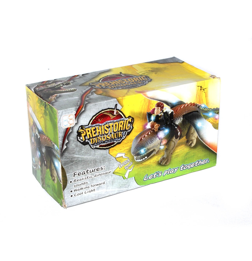 Dragón de arrastre eléctrico CON MUÑECO JINETE [3308][C2]