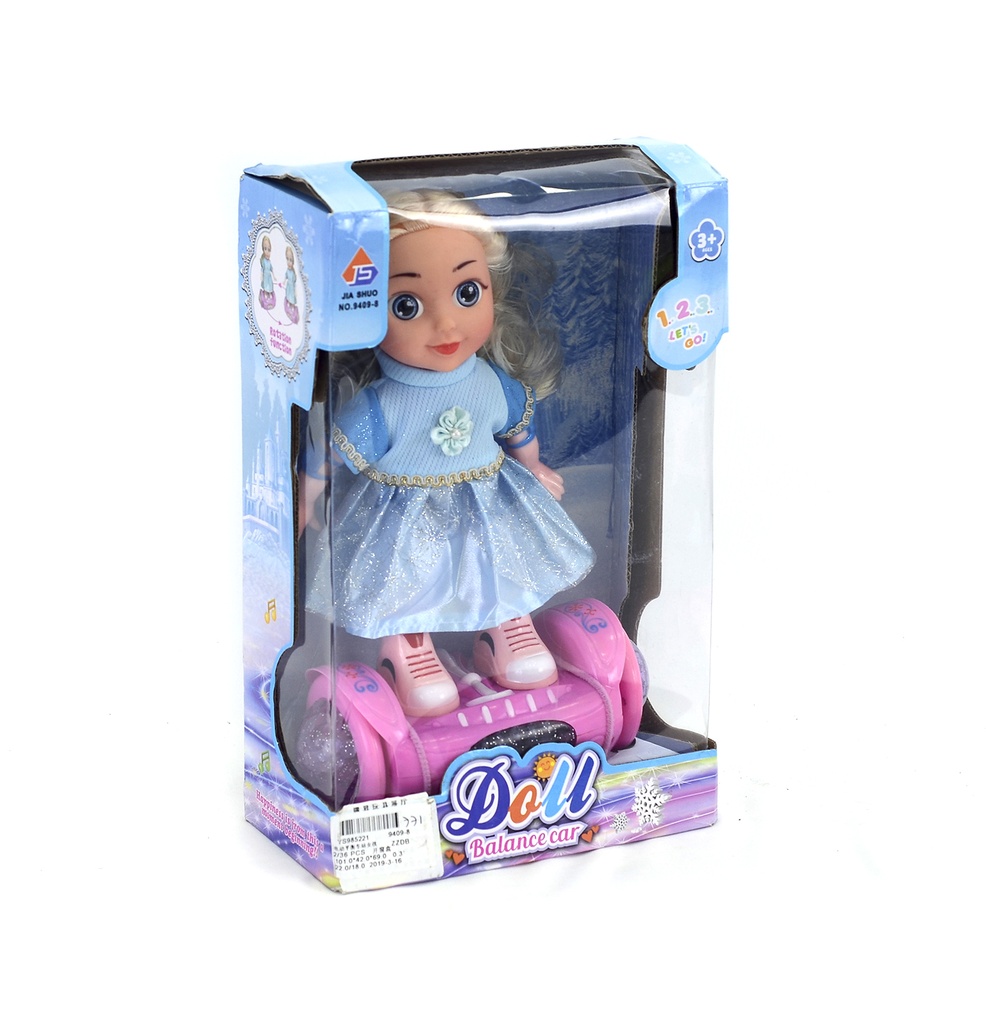 MUÑECA NIÑA EN PATINETA ELECTRICA [9409-8][C12]