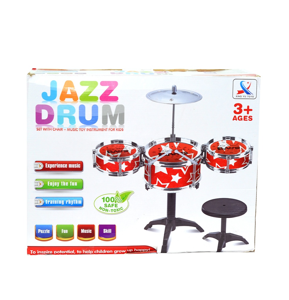 JUEGO DE JAZZ DRUM WITH CHAIR [333-013][C2]