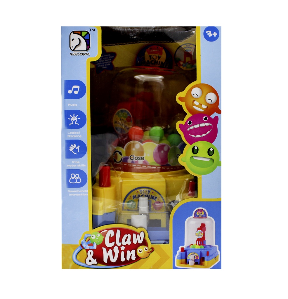 MAQUINA AGARRA BOLAS CON MUSICA PACA X 24 [SD155]