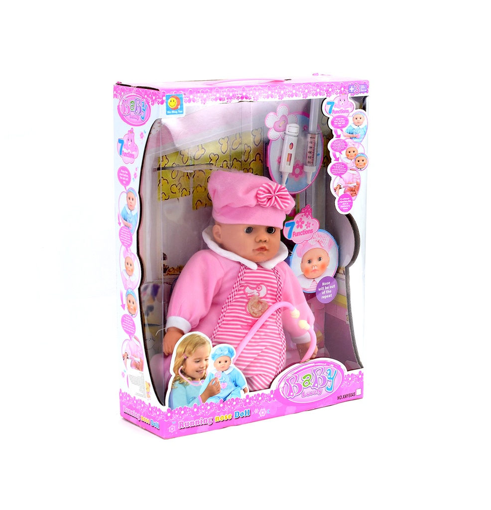 MUÑECA 18 PULGADAS B / O SICK DOLL CON JUEGO DE DOCTORA [XMY8045]