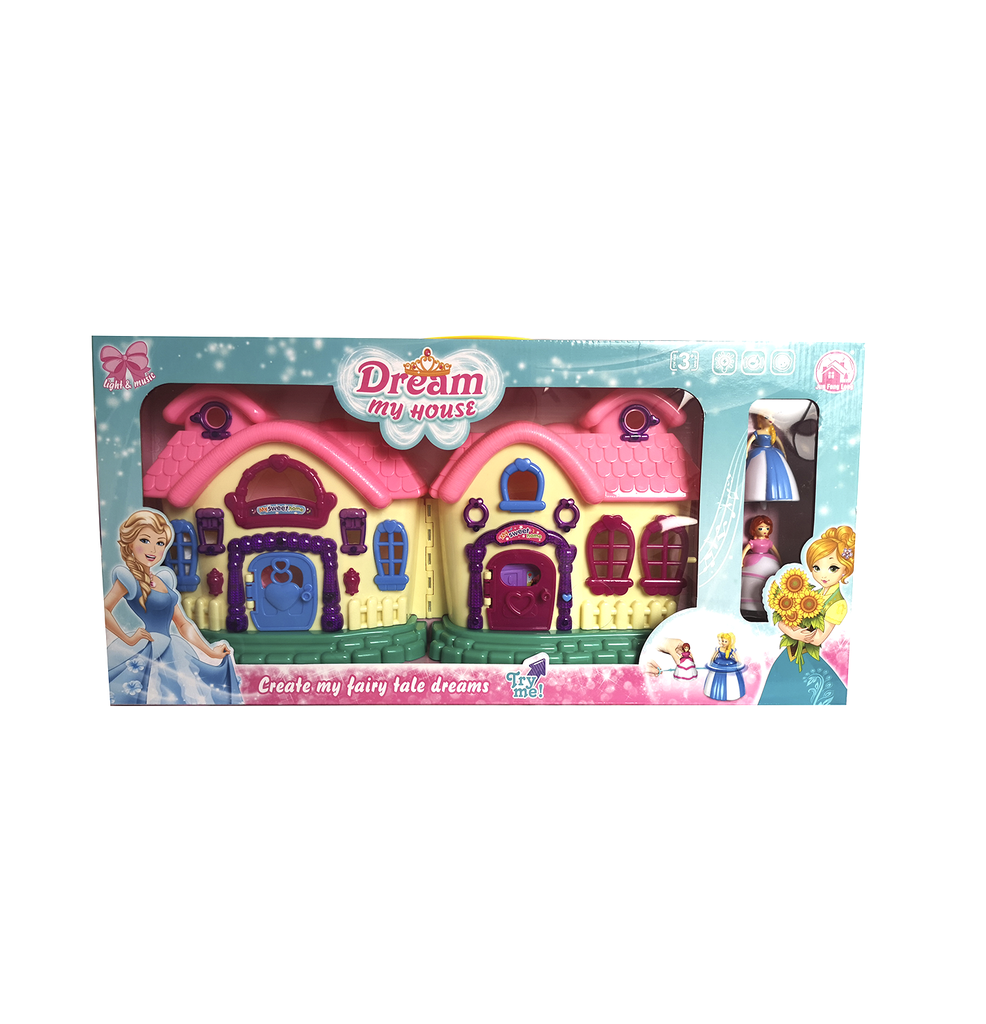 VILLA MUSICAL CON 2 MUÑECAS [BS899-28X]