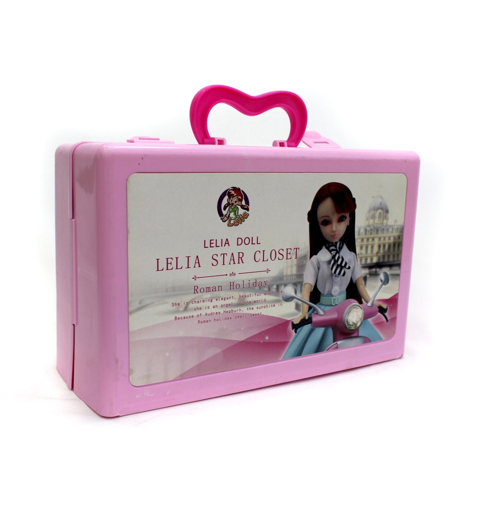 LONCHERA CON ASESORIOS DE BELLEZA  CON MUÑECA PACA X 12 [L0492]