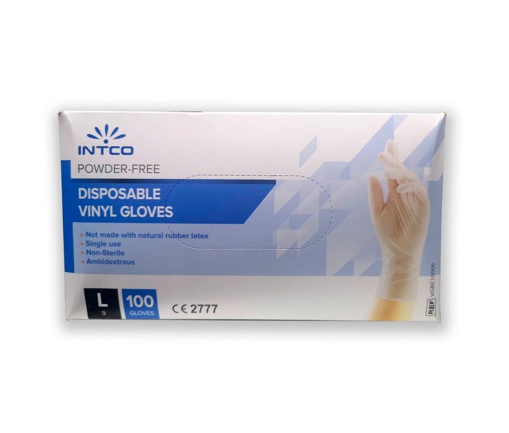 GUANTES DE VINILO  TALLA L  DISPLAY X 50  []
