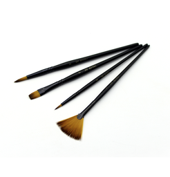 [PI1067] PINCEL AH ROYAL NEGRO LINEA PREMIUN X4 SUIRTIDO [PAC90362-1067]