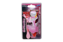 [CA1648] CUCHILLA DE AFEITAR ROSADA 2441 4 HOJAS DISPLAY X2 [PAC90338-1648]