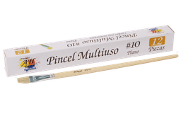 [PI1707] PINCEL CHINO AH ROYAL PLANO No.10 X DOCENA [PAC20010-1707]