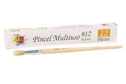 [PI1721] PINCEL CHINO AH ROYAL REDONDO No. 12 X DOCENA [PAC80105 / PAC20024]