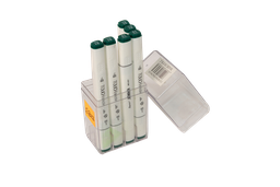 [PA2283] MARCADOR TOUCH DARK GREEN PUNTA PINCEL DISPLAY X6 No.51 [PAC90143-2283 / PAC20205-2283]