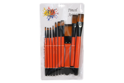 [PI240] PINCEL AH ROYAL JUEGO AMARILLO PUNTA QUEMADA X10 [PAC20093-240]