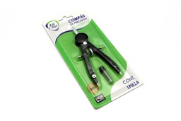 [PA2580] COMPAS AH ROYAL DE PRECISION METALICO ENCARTONADO -PACA X 288 UNIDADES- [PAC60038-2580]