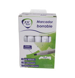 [PA3270] MARCADOR AH ROYAL BORRABLE BISELADO AZUL - PACA X 120-(DISPLAY X10UNDS) [PAC70583-3270]