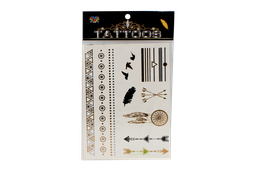[CA3771] TATUAJES  COLOR DORADO Y PLATA WX-WT [PAC70082-3771]