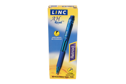 [PA390] LAPICERO AH ROYAL  RETRACTIL  TINTA  GEL  AZUL (DISPLAY X 12UND) [PAC I-390]