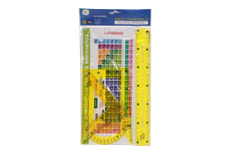 [PA4098] JUEGO GEOMETRICO AH ROYAL SILICONADO GRANDE CON TABLA PERIODICA [PAC70128-4098]