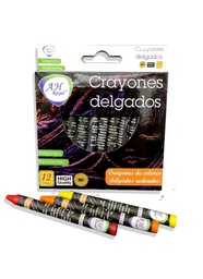 [PA4502] CRAYONES AH ROYAL  DELGADOS X12UNDS [PAC2564]