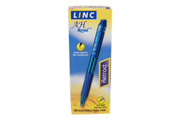 [PA876] LAPICERO AH ROYAL RETRACTIL  TINTA GEL ROJO  (DISPLAY X12UND) [PAC I-876]