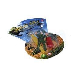 [JU563] MILITAR CON PARACAIDAS  EN BLISTER PACA X600 [HN609B-HN609A][C16]