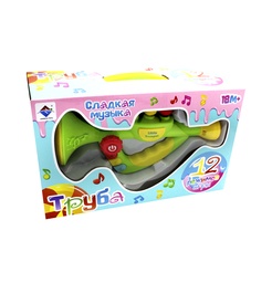 [JU4710] TROMPETA DE JUGUETE 12 SONIDOS  MEDIANA PACA X 48 [2866E]