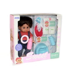 [JU4723] MUÑECO PELUDO CON VASENILLA  Y ACCESORIOS PACA X 24 [MY8863-12]