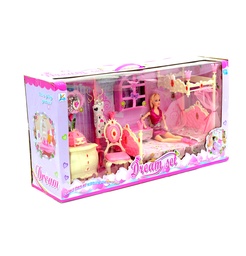 [JU9465] PRINCESA CON CAMA SERIE JOYAS [889-2][C11]