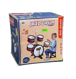 [JU8981] TAMBOR DE JAZZ 6 PIEZAS CON BANCO [6612A-6]