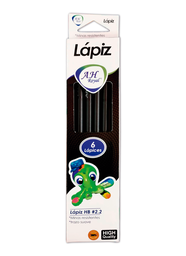 [PA35] LAPIZ AH ROYAL NEGRO HB DE 2.2  (DISPLAY X 6UNDS) PACA X 480[PAC2511]